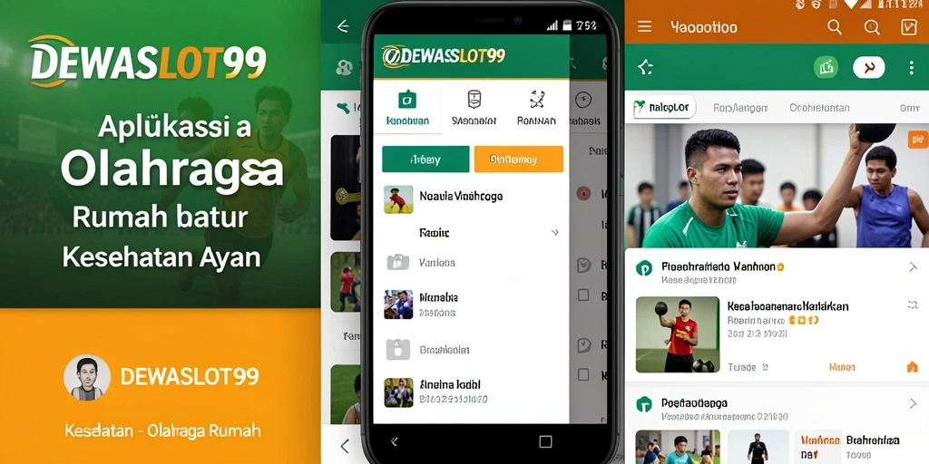 Tampilan antarmuka DEWASLOT99 yang memudahkan navigasi olahraga rumah.