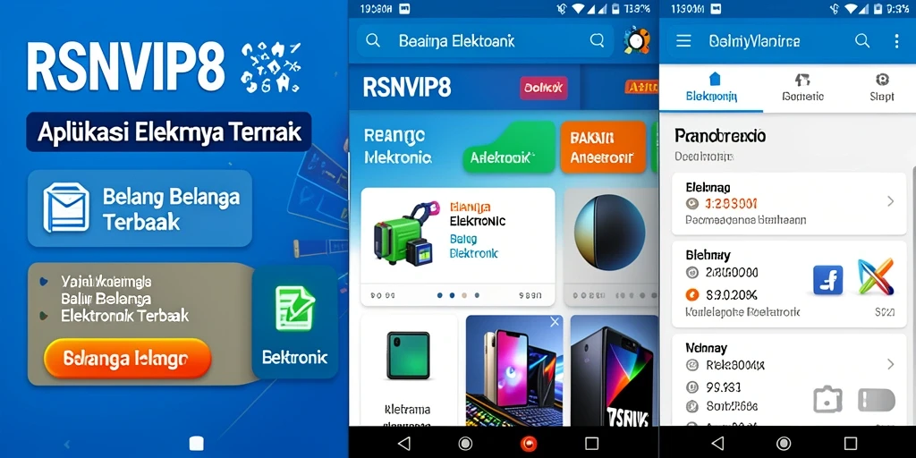 Tampilan antarmuka RSNVIP8 yang modern dan fungsional.