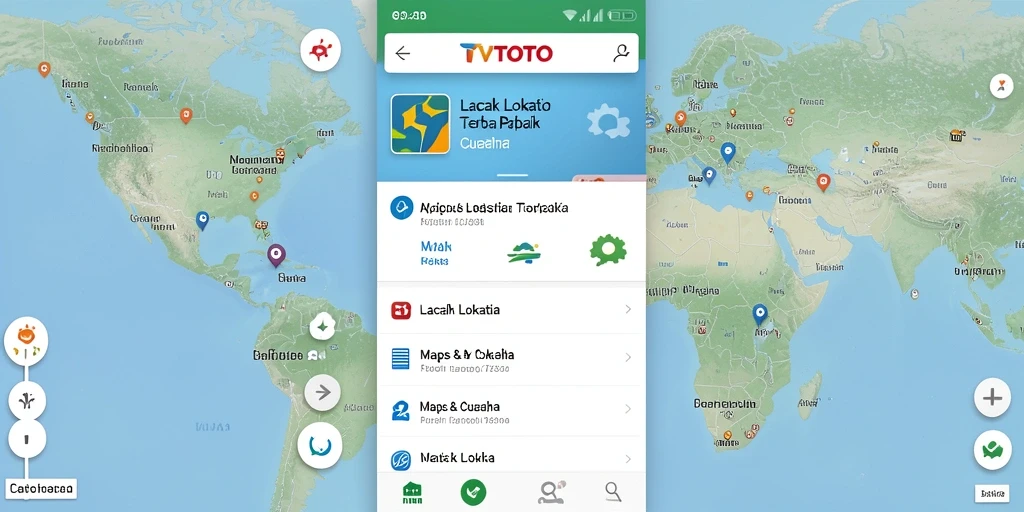Antarmuka TVTOTO menampilkan informasi Lacak Lokasi yang jelas dan informatif.