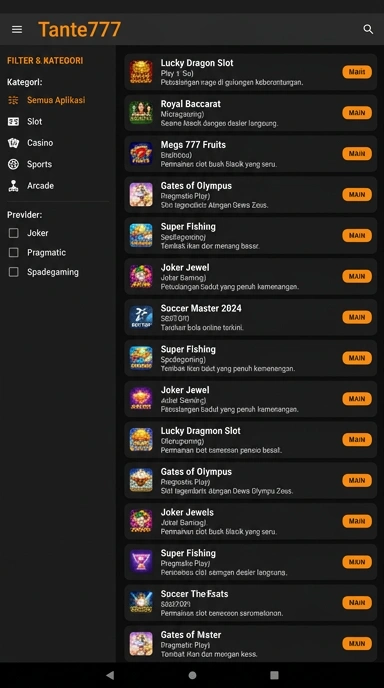 Temukan Aplikasi Populer di tante777 — Pusat Unduhan Terbaik!